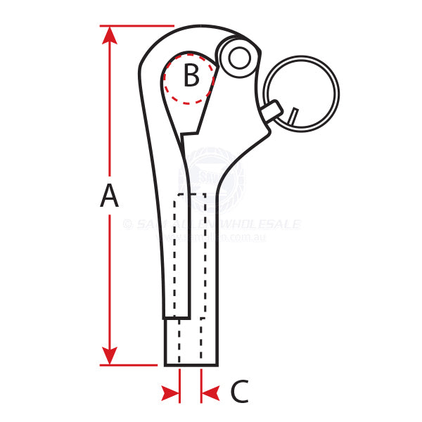 PELICAN HOOKS - STAINLESS STEEL