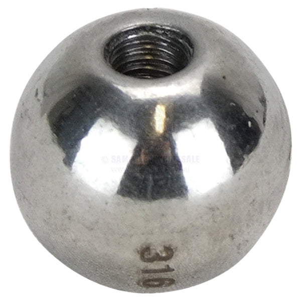 BALUSTRADE BALL - SMOOTH BORE - S/S
