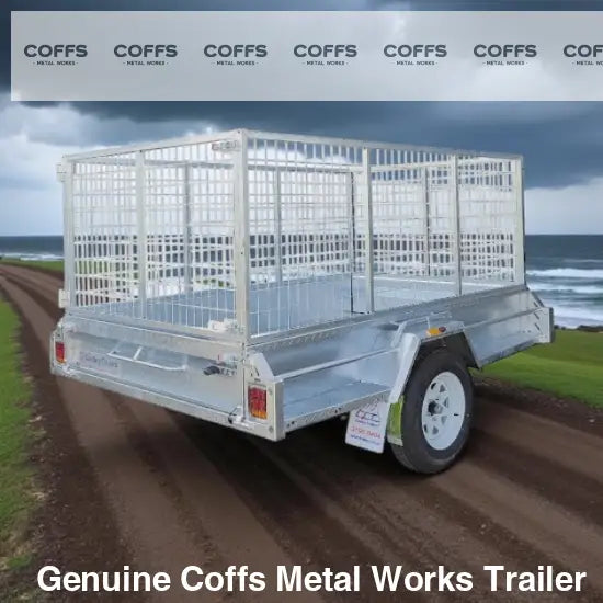 6×4 Premium Tilt Box Trailer With 7 Leaf Springs and Jockey Wheel ATM 750kg For Sale Box Trailer