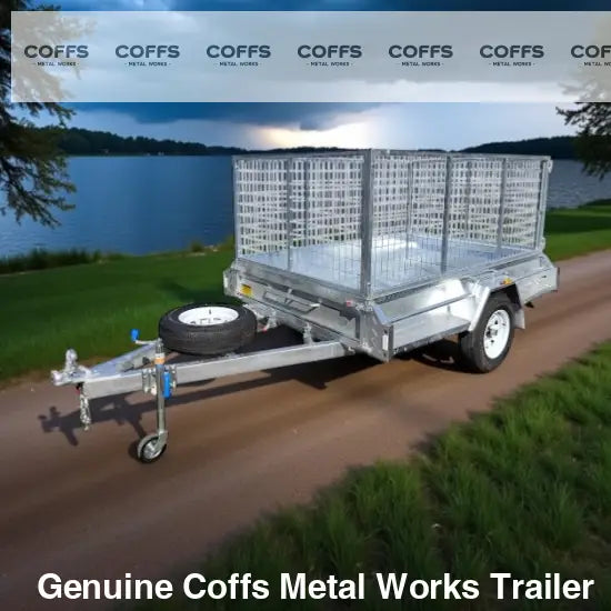6×4 Premium Tilt Box Trailer With 7 Leaf Springs and Jockey Wheel ATM 750kg For Sale Box Trailer