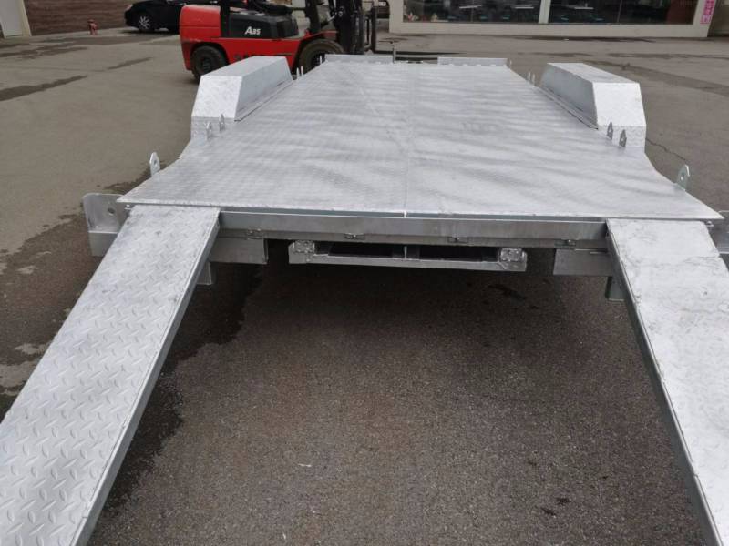 Car 5m (16.6×6.6ft) Manual Tilt Car/Bobcat Trailer ATM 3500kg