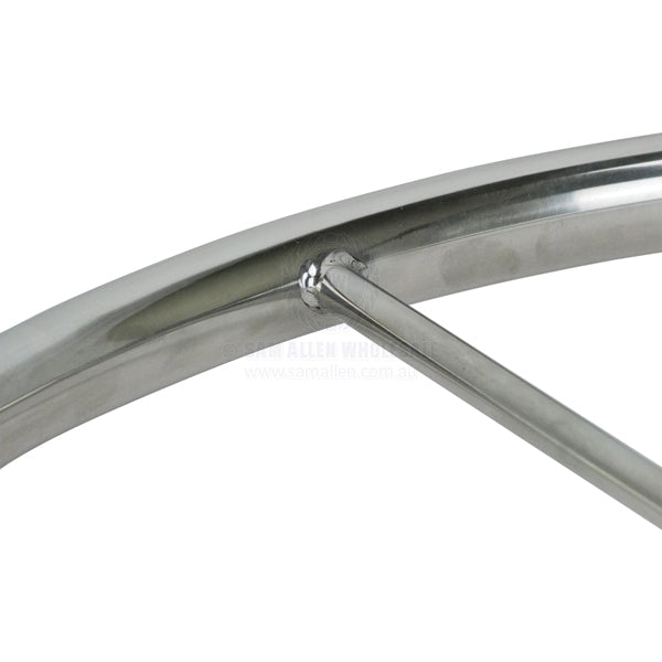 STEERING WHEELS - 6 SPOKE - STAINLESS STEEL