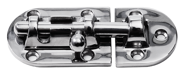 Heavy Duty Polished Barrel Bolt 95mm X 40mm | Coffs Metal Works