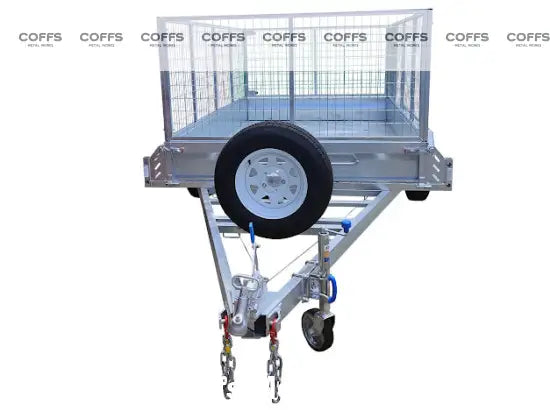 8×6 Tandem Box Trailer ATM 2000kg For Sale With 8 inch Jockey Wheel/ 1800mm Drawbar/ Full length Side Steps Box Trailer