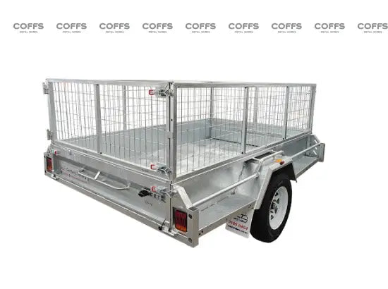 8×6 Tandem Box Trailer ATM 2000kg For Sale With 8 inch Jockey Wheel/ 1800mm Drawbar/ Full length Side Steps Box Trailer