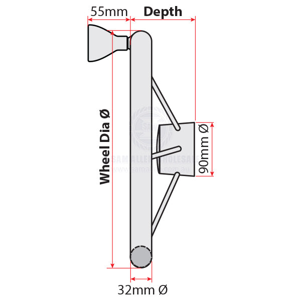 RELAXN STEERING WHEEL - WITH KNOB