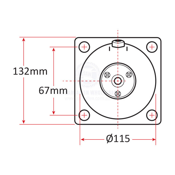 ULTRAFLEX HYDRAULIC HELM PUMPS - FRONT MOUNT SILVERSTEER