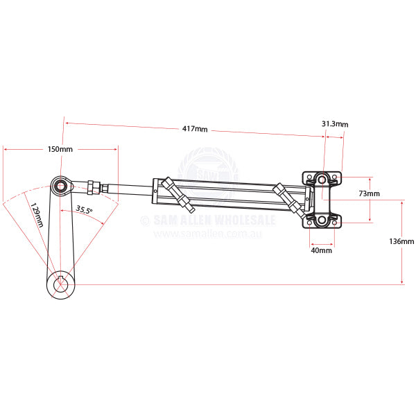 ULTRAFLEX HYDRAULIC STEERING KIT - INBOARD HYCO-I