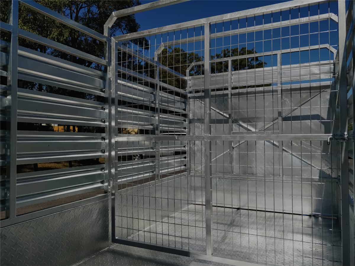 CCT 12×6 Livestock / Cattle Trailer for Sale ATM 3500KG with Side Rails & Ramps
