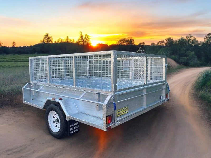 8 x 6 ft Ultra-Premium Heavy Duty Hi-Side Box Trailer – ATM 1500kg