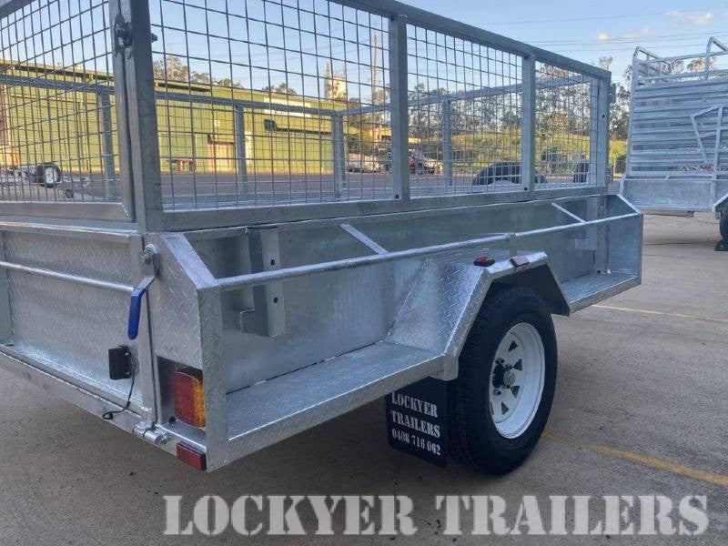 8 x 6 ft Ultra-Premium Heavy Duty Hi-Side Box Trailer – ATM 1500kg