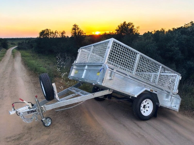 8 x 6 ft Ultra-Premium Heavy Duty Hi-Side Box Trailer – ATM 1500kg