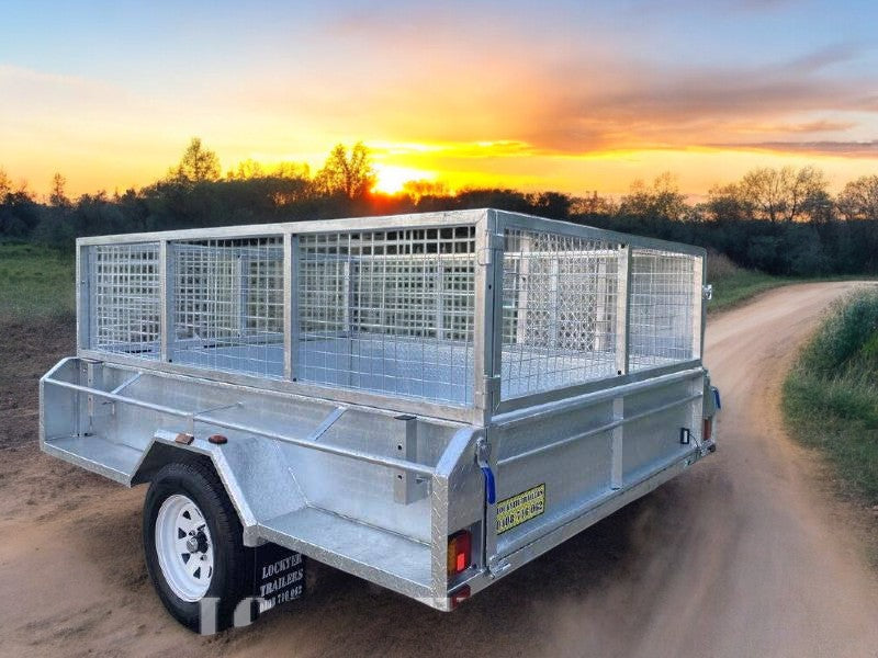 8 x 6 ft Ultra-Premium Heavy Duty Hi-Side Box Trailer – ATM 1500kg