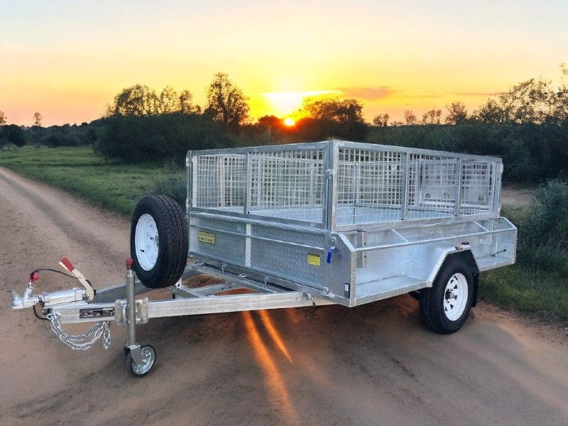 8 x 6 ft Ultra-Premium Heavy Duty Hi-Side Box Trailer – ATM 1500kg