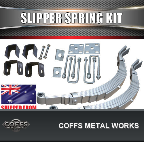9-leaf-1600kg-galvanised-dacromet-45mm-trailer-slipper-springs-u-bolt-hanger-kit-coffs-01