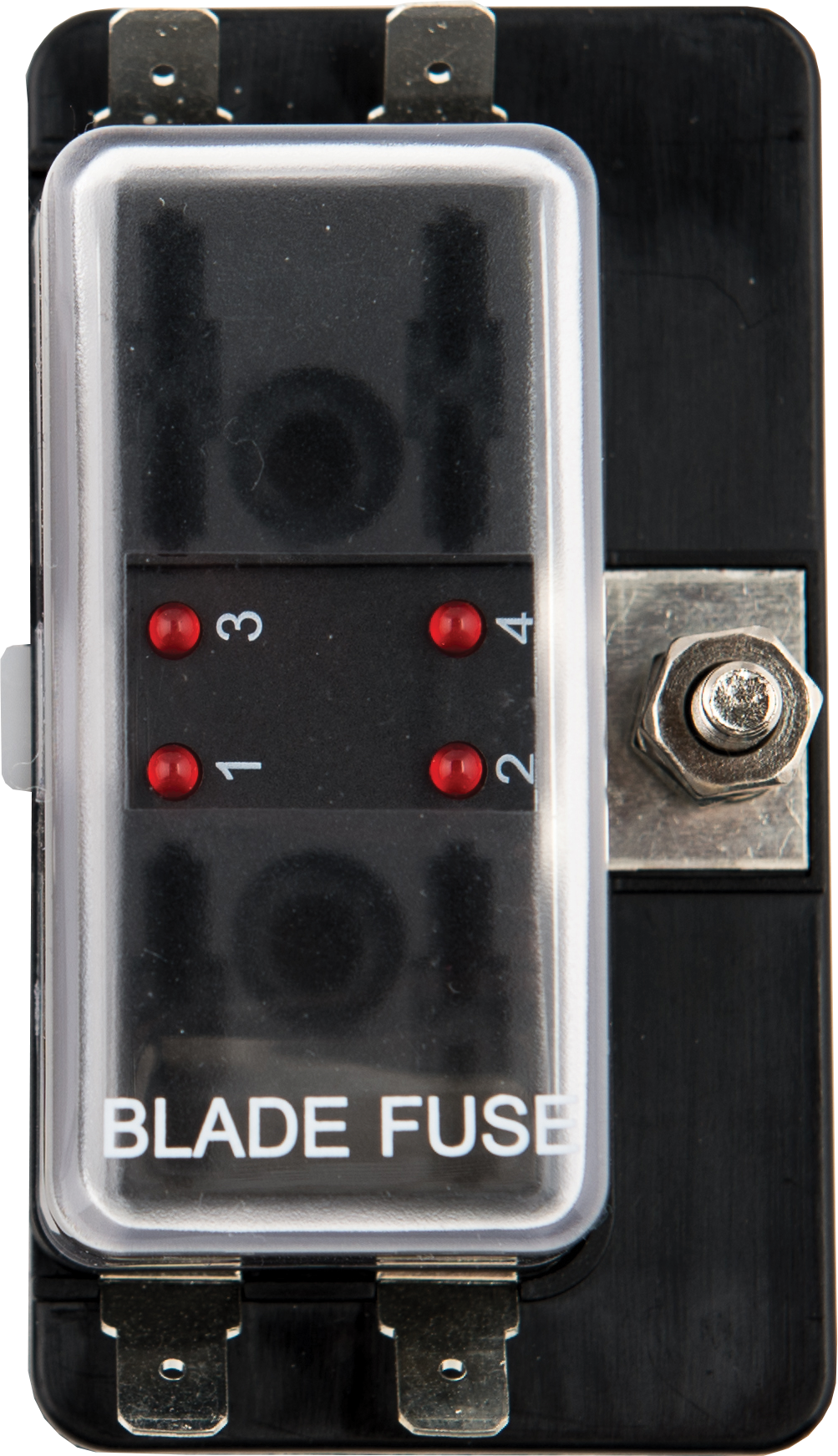 Viper Pro Series 4 Gang Blade Fuse Holder For Marine Use | Coffs Metal Works