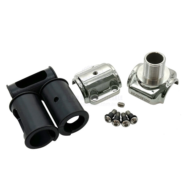 SEAVIEW ANTENNA RAIL CLAMP - STAINLESS STEEL