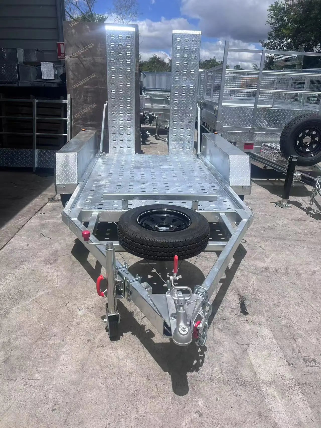 Scissor LiftExcavator Trailer โ ATM 2900kg Genuine