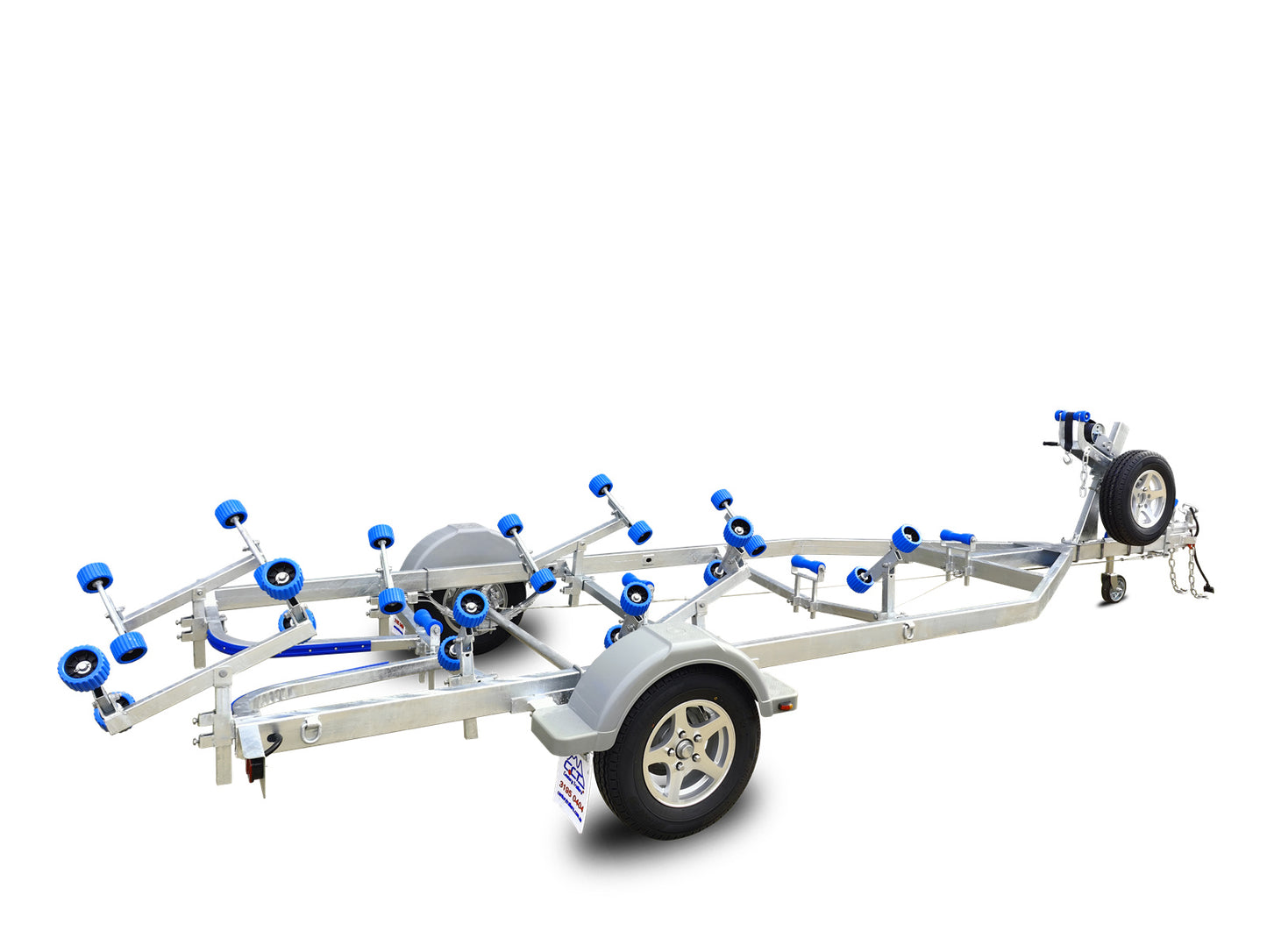 1730 6.2M GALVANISED BOAT TRAILER ATM 2000KG- SUITS BOATS 6.2-7.0M (20.3-23FT)