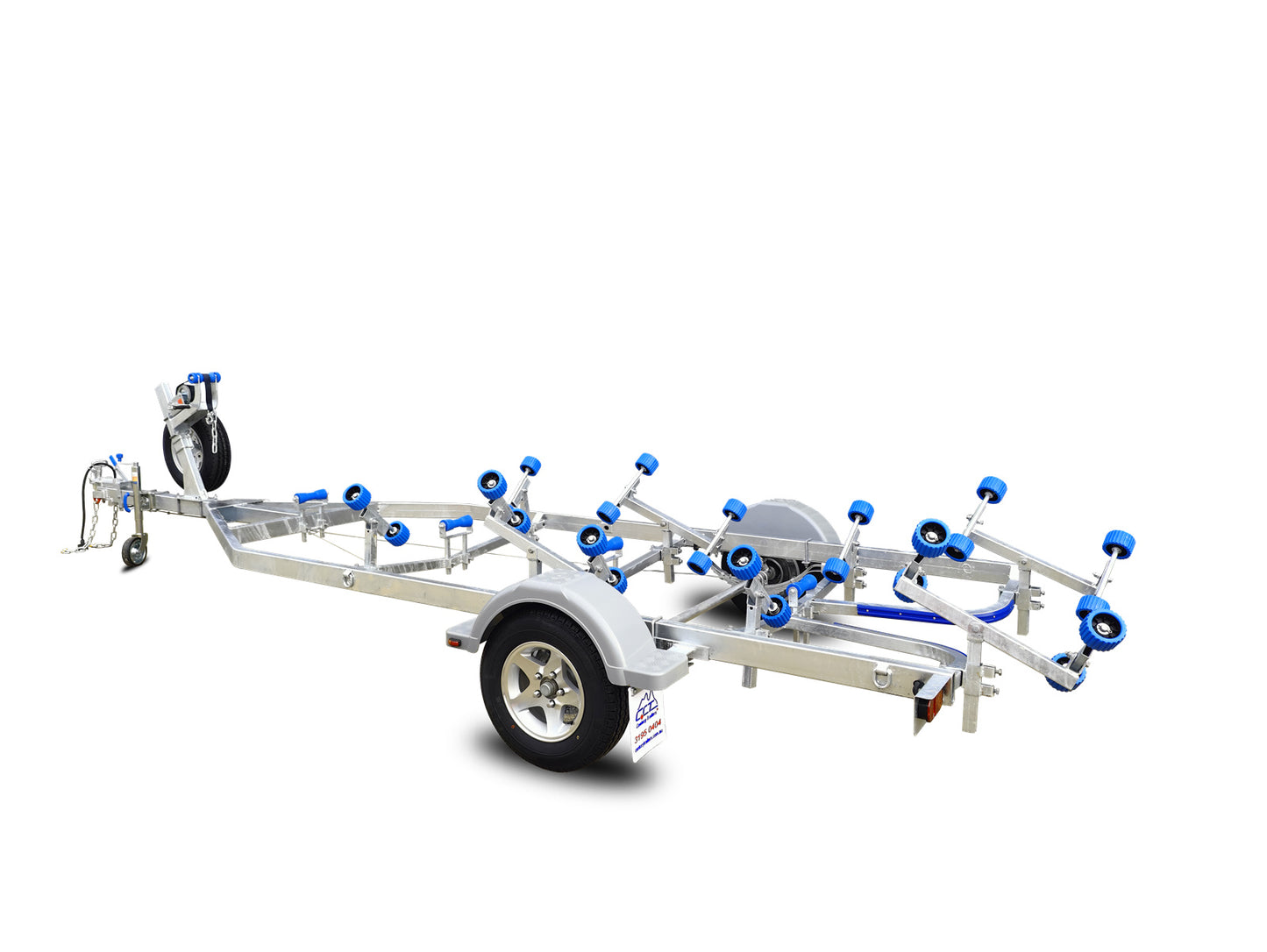1730 6.2M GALVANISED BOAT TRAILER ATM 2000KG- SUITS BOATS 6.2-7.0M (20.3-23FT)