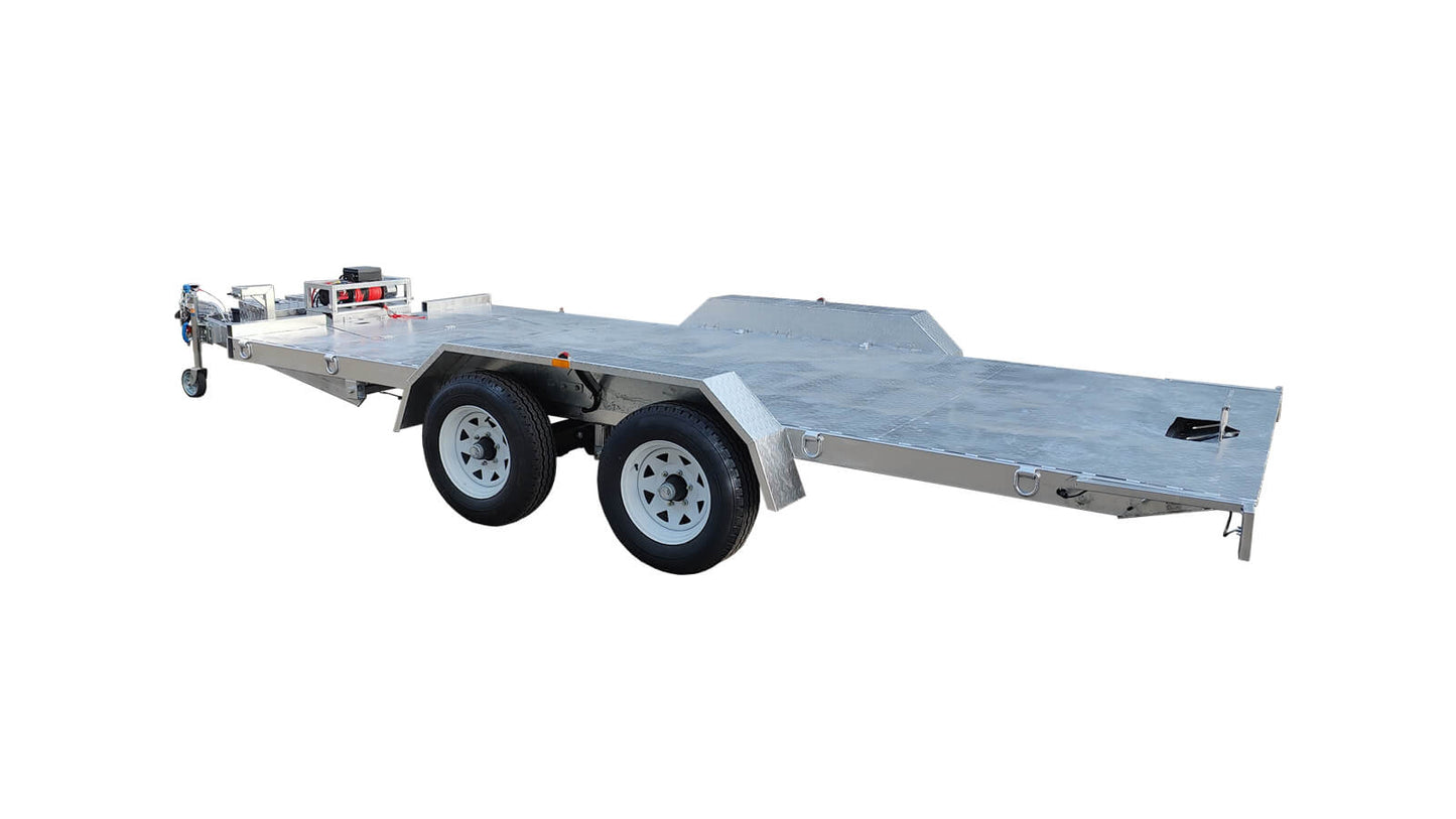 CCT Hydraulic Tipper Car Trailer For Sale Deck size 16.4×6.6ft (5X2m) ATM-3500KG
