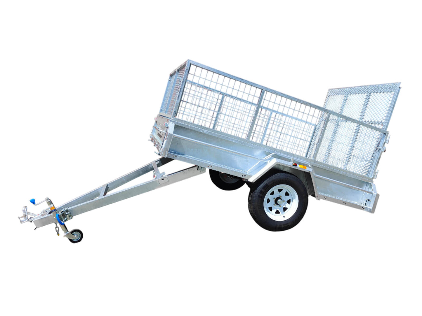 7×5 Premium HD Box Trailer For Sale ATM-750KG With Jockey Wheel 100mmX50mm Drawbar