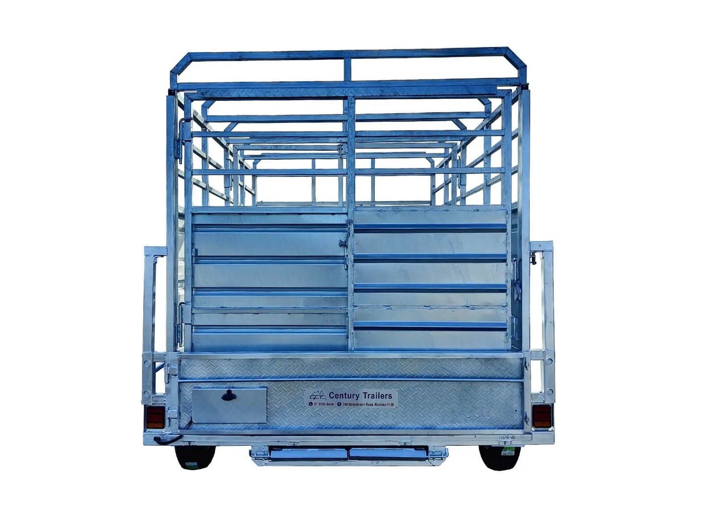 CCT 12×6 Livestock / Cattle Trailer for Sale ATM 3500KG with Side Rails & Ramps