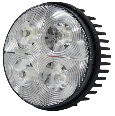 890 Series LED Round Bullbar Lamp Indicator / Park / DRL Twin Blister