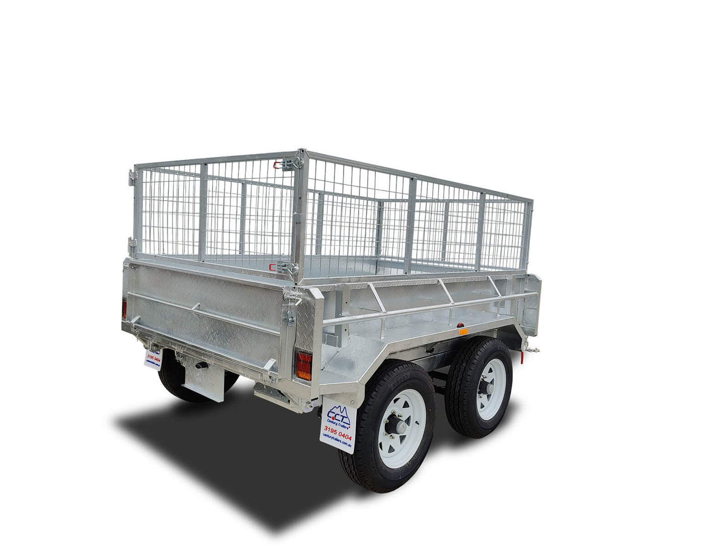 8×5 Hydraulic Box Trailer For Sale ATM-1800KG