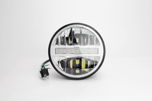 181 Series LED 7" Headlamp - Indicator/ High / Low / Park / DRL