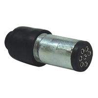 Trailer Plug - Small Metal Round 7 Pin - 10 Pack