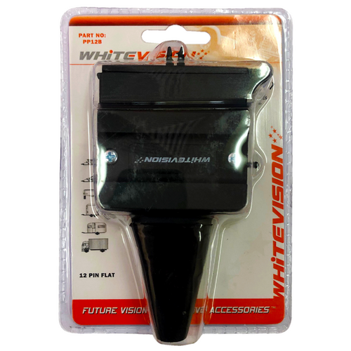 Trailer Plug - Flat 12 Pin Blister