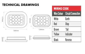 RL90 SERIES LED REAR SIGNAL LAMP