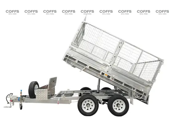 CCT 10×7 Hydraulic Tipper Flat Top Trailer – ATM 3500kg / 4500kg flatbed trailer