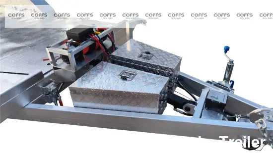 CCT Hydraulic Tipper Car Trailer For Sale Deck size 16.4×6.6ft (5X2m) ATM 3500KG car trailer