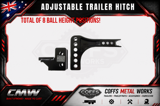 Pro Series Heavy Duty Quick Release Trailer Ball Mount. 3500Kg Rated PRO7217