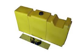 80 LITRE SLIMLINE DIESEL TANK WITH MOUNT KIT. DPRV80S-MK