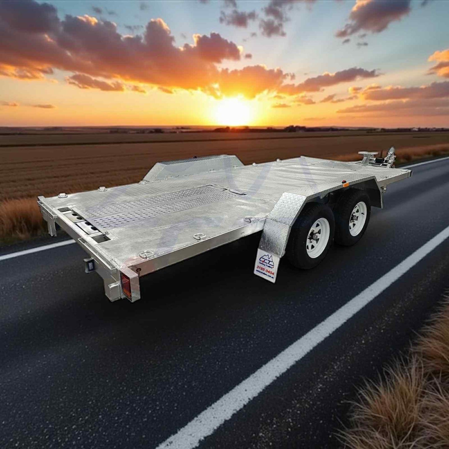 CCT Car Trailer For Sale Deck size 15.7×6.6ft (4.8X2m) ATM-3500