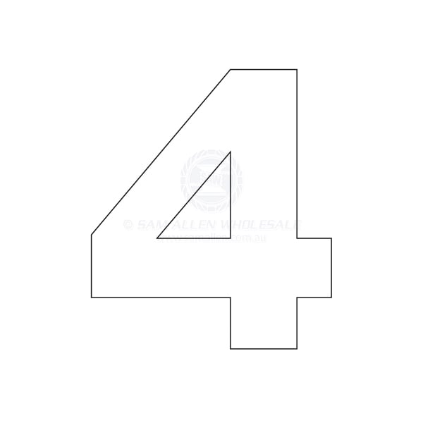 NUMBERS - 8 INCH (203MM)