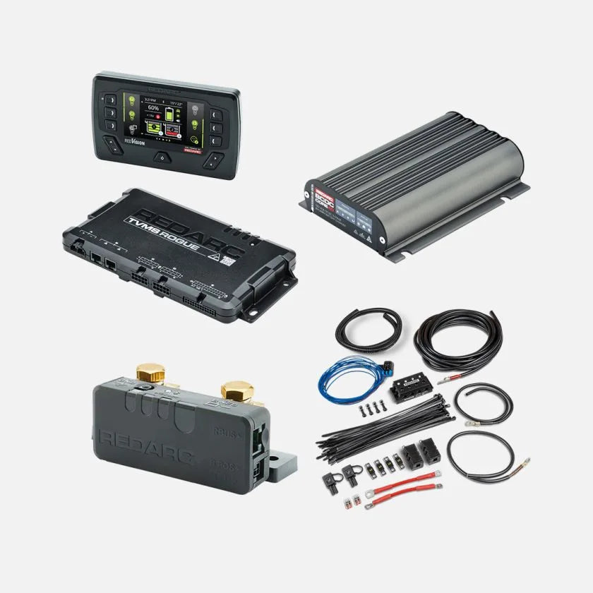 Off Grid Power Kit smart battery monitors