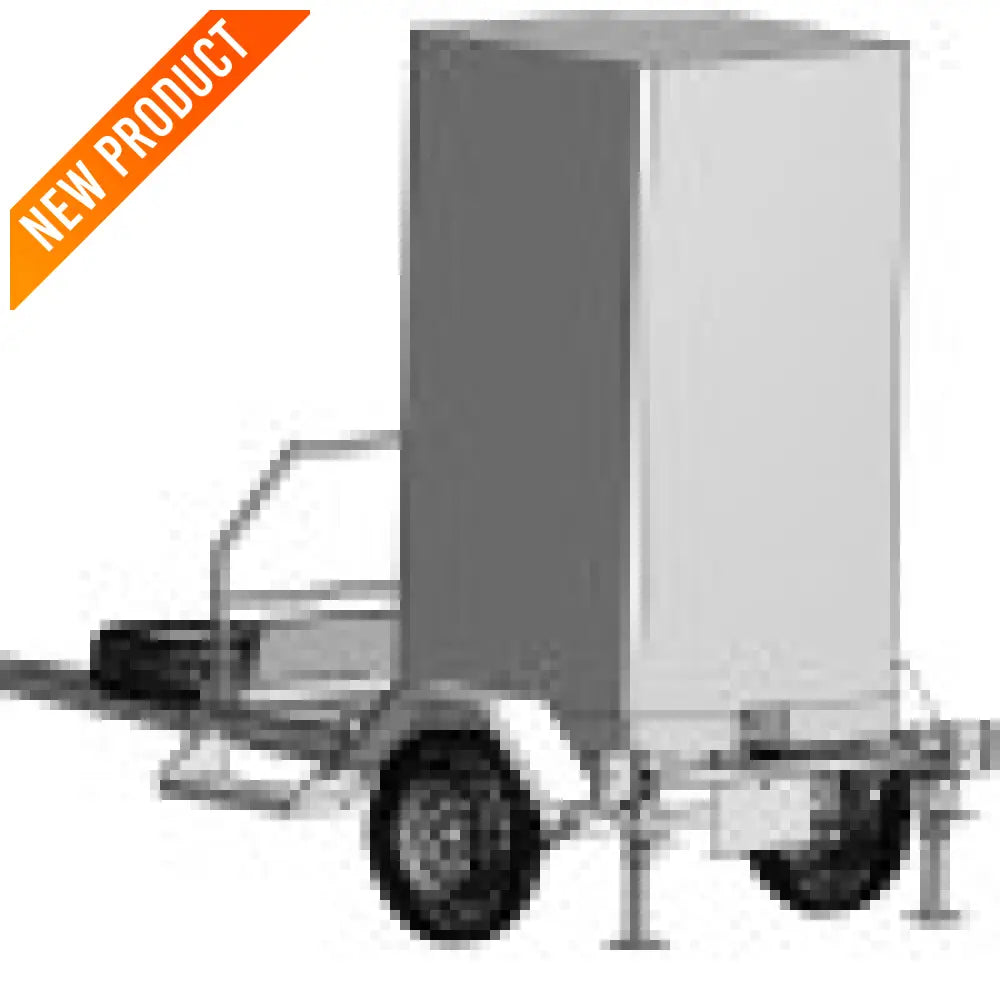 Single Toilet Trailer ATM 750KG toilet shower trailer