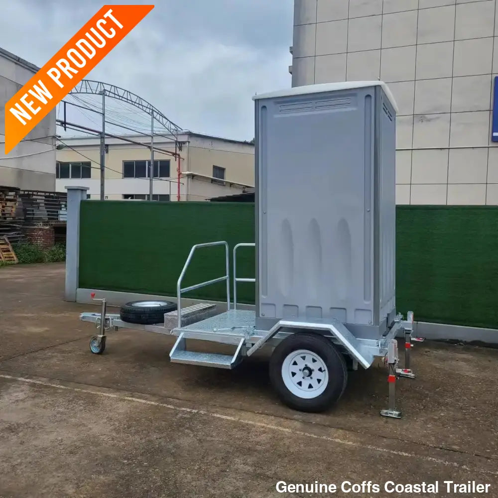 Single Toilet Trailer ATM 750KG toilet shower trailer
