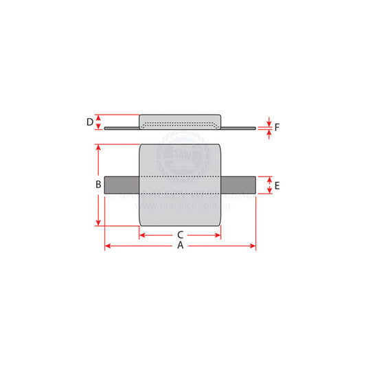 ANODES - ALLOY BLOCK SQUARE WITH STRAP
