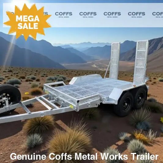 Tilting Tandem Plant & Machinery Trailer car trailer