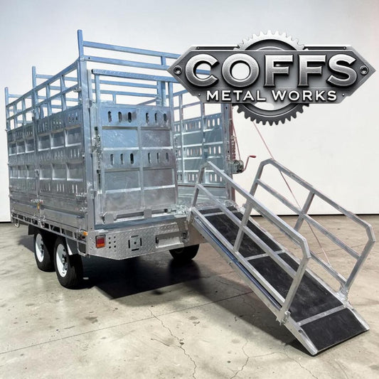 12×7 Flat Top Trailer Stock Trailer – 3500kg