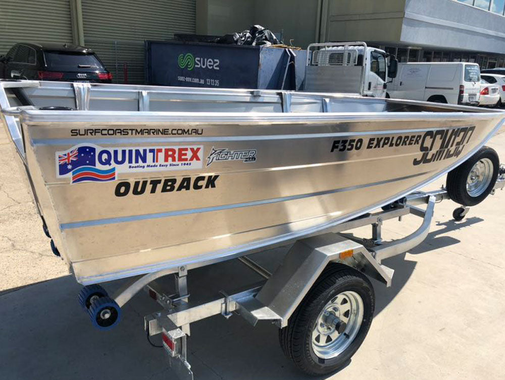 JETSKI & TINNY BOAT TRAILER (WOBBLE ROLLERS)
