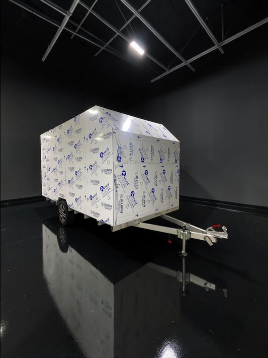 little single axle trailer enclosed