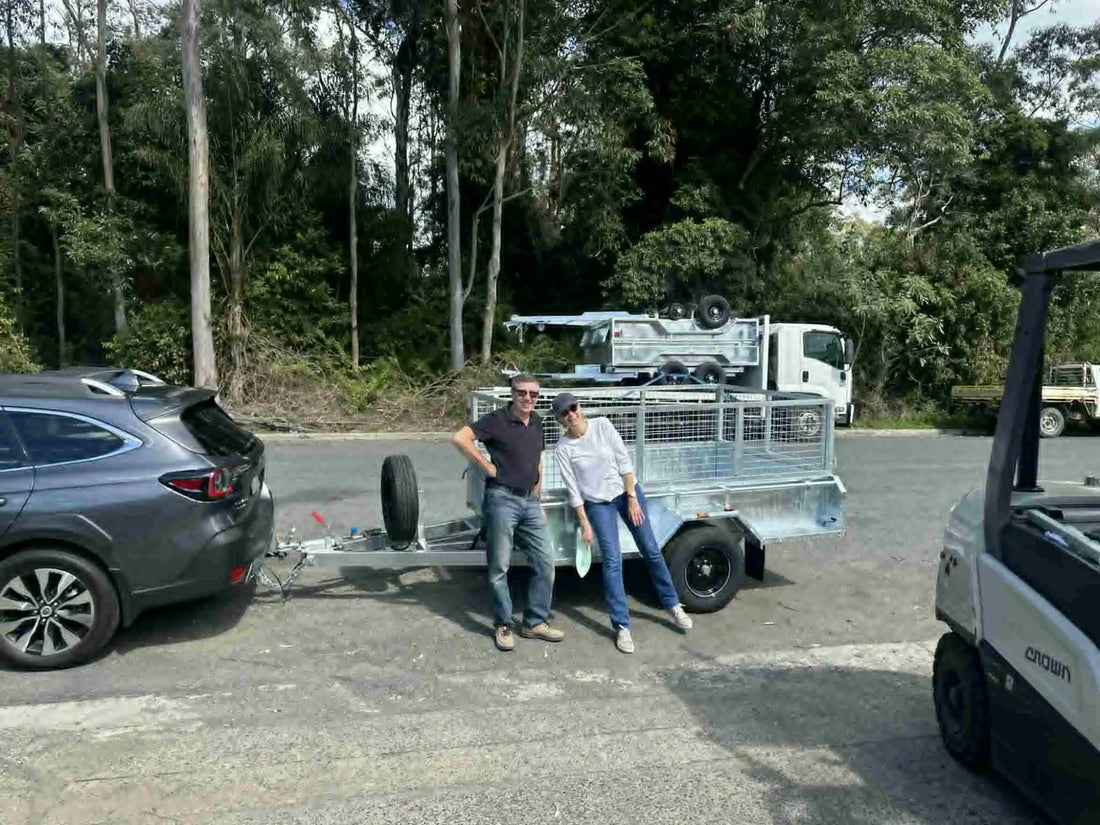 8x5 Braked Trailer off to Yamba