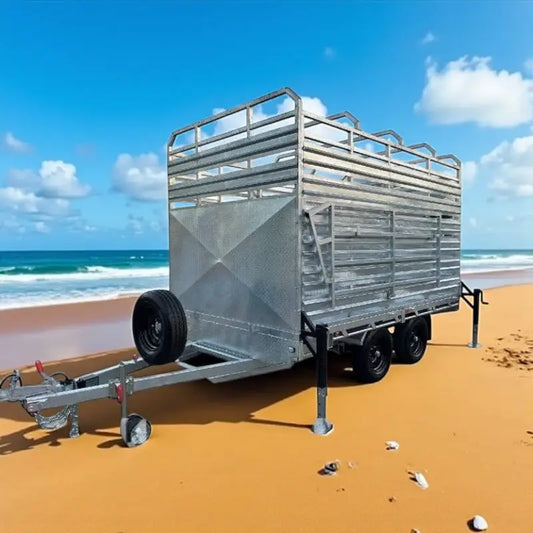🐄 New Sizes Available – Cattle Flatbed Trailers