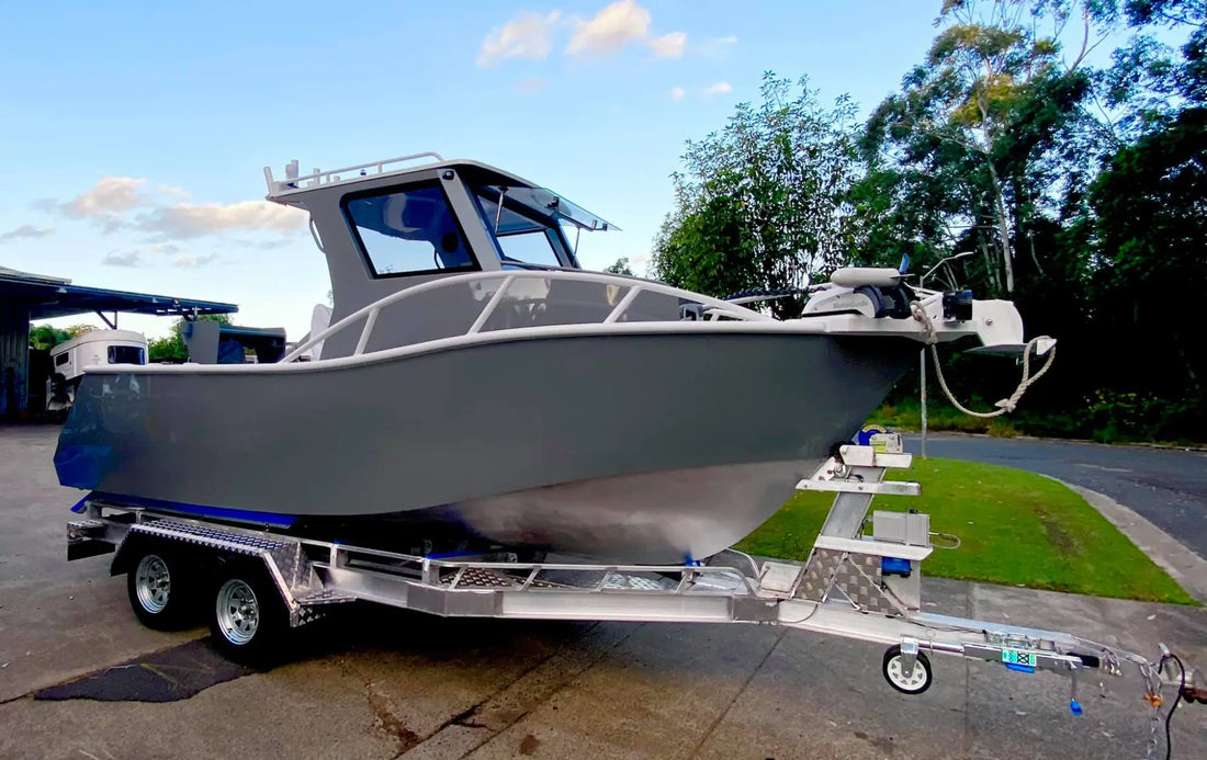 r 6.1m walk around aluminium boat